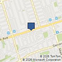 Map Toronto, ON M4C1K5, Canada