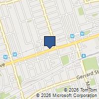Map Toronto, ON M4C1K7, Canada