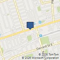 Map Toronto, ON M4C1L1, Canada
