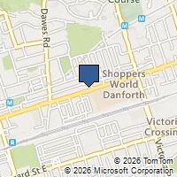 Map Toronto, ON M4C1M5, Canada