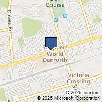Map Toronto, ON M4C1M7, Canada