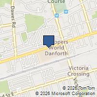Map Toronto, ON M4C1M9, Canada