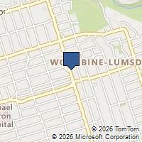 Map Toronto, ON M4C4E5, Canada