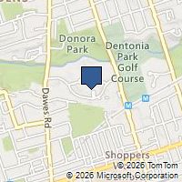 Map Toronto, ON M4C5M2, Canada