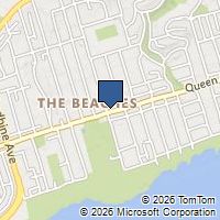 Map Toronto, ON M4E1C9, Canada