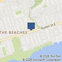 Map Toronto, ON M4E1E2, Canada