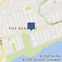 Map Toronto, ON M4E1E5, Canada