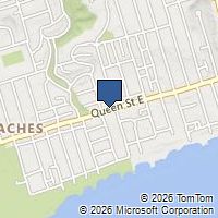 Map Toronto, ON M4E1E6, Canada