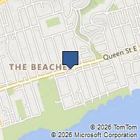 Map Toronto, ON M4E1E8, Canada