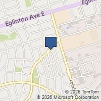 Map Toronto, ON M4G1T6, Canada