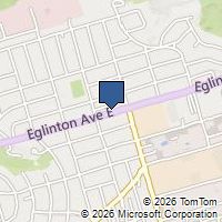 Map Toronto, ON M4G2L1, Canada