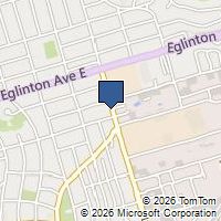 Map Toronto, ON M4G3W4, Canada