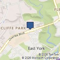 Map Toronto, ON M4H1C4, Canada