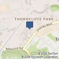 Map Toronto, ON M4H1H2, Canada