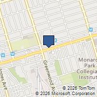 Map Toronto, ON M4J1M6, Canada