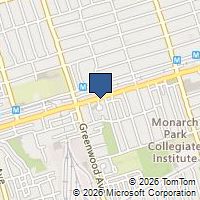 Map Toronto, ON M4J1M8, Canada