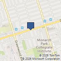 Map Toronto, ON M4J1N2, Canada