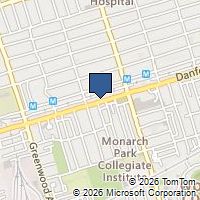 Map Toronto, ON M4J1N4, Canada