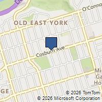 Map Toronto, ON M4J2N5, Canada