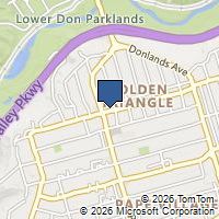 Map Toronto, ON M4J2S4, Canada