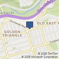 Map Toronto, ON M4J2T9, Canada