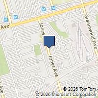 Map Toronto, ON M4J3G7, Canada