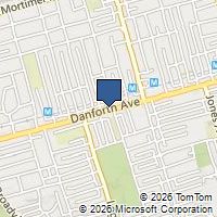 Map Toronto, ON M4K1P8, Canada