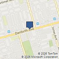 Map Toronto, ON M4K1R1, Canada