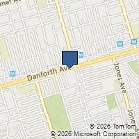 Map Toronto, ON M4K1R2, Canada