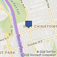 Map Toronto, ON M4K2M7, Canada