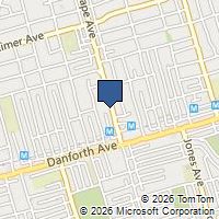 Map Toronto, ON M4K3S7, Canada