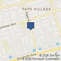 Map Toronto, ON M4K3T6, Canada