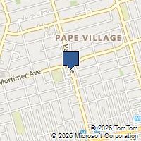 Map Toronto, ON M4K3T8, Canada