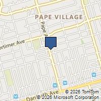 Map Toronto, ON M4K3T9, Canada