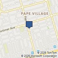 Map Toronto, ON M4K3V1, Canada