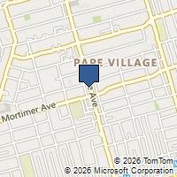 Map Toronto, ON M4K3V2, Canada