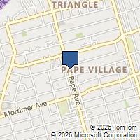 Map Toronto, ON M4K3V8, Canada