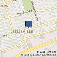 Map Toronto, ON M4L1C4, Canada