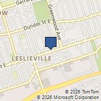 Map Toronto, ON M4L1C5, Canada