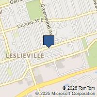 Map Toronto, ON M4L1C6, Canada