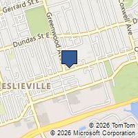 Map Toronto, ON M4L1C9, Canada