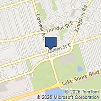 Map Toronto, ON M4L1G3, Canada