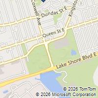 Map Toronto, ON M4L1G6, Canada