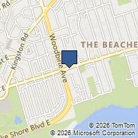 Map Toronto, ON M4L1H3, Canada