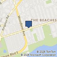 Map Toronto, ON M4L1H5, Canada