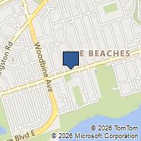 Map Toronto, ON M4L1H6, Canada