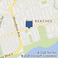 Map Toronto, ON M4L1H7, Canada