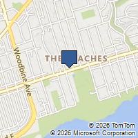 Map Toronto, ON M4L1J2, Canada