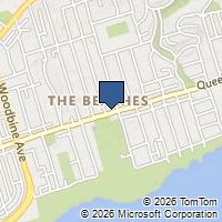 Map Toronto, ON M4L1J4, Canada