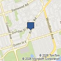 Map Toronto, ON M4L1S6, Canada